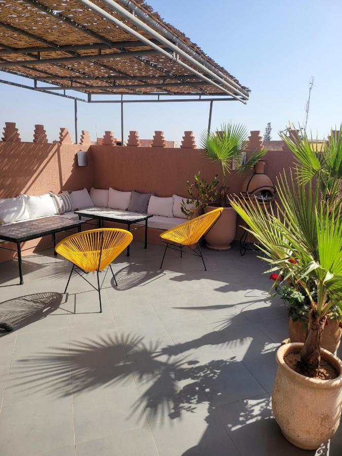 Riad Melilo Avec Piscine Chauffee Marrakesh Exterior photo