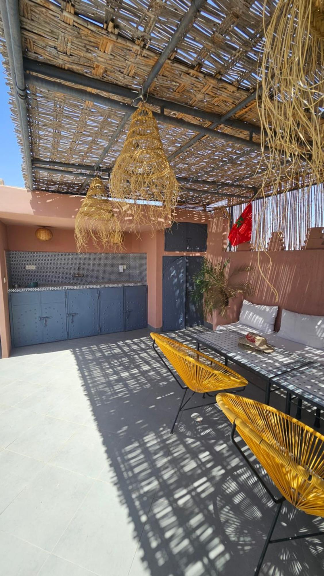 Riad Melilo Avec Piscine Chauffee Marrakesh Exterior photo